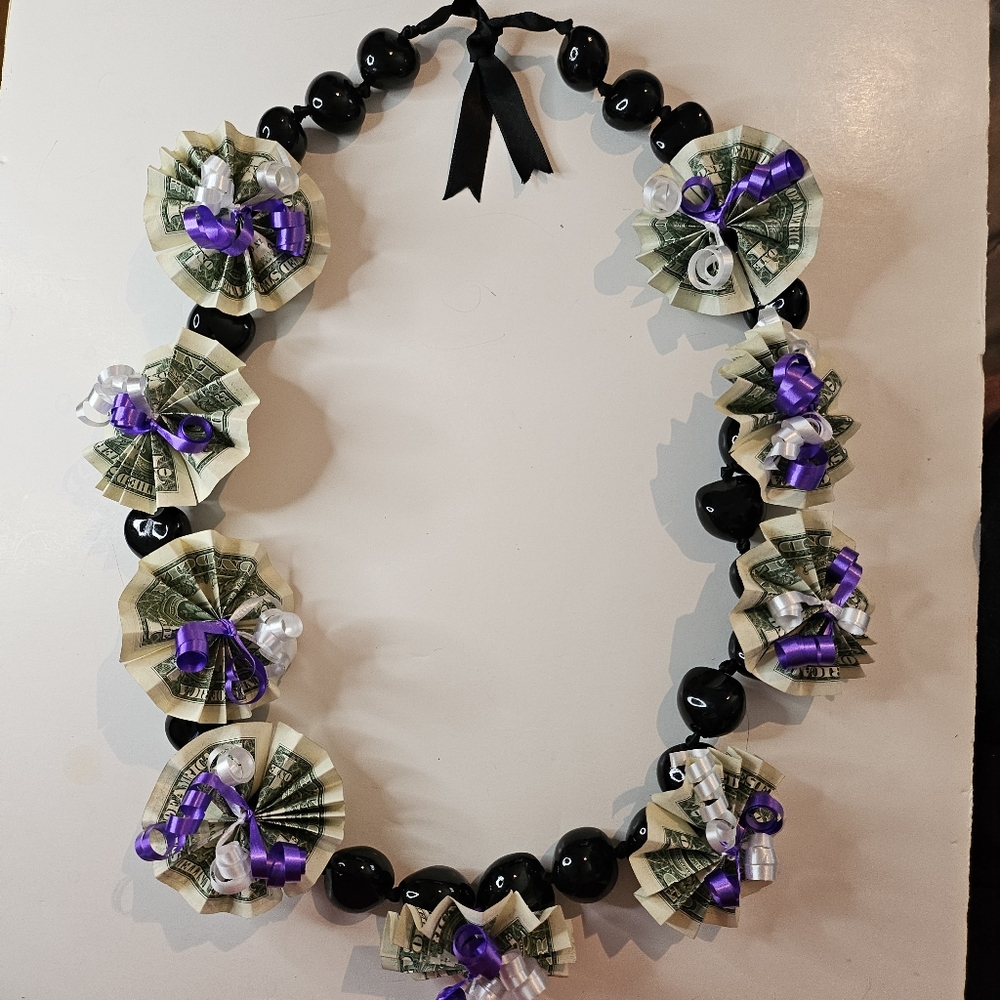 Money Kukui Nut Lei for any occasion,  handcrafted and customizable